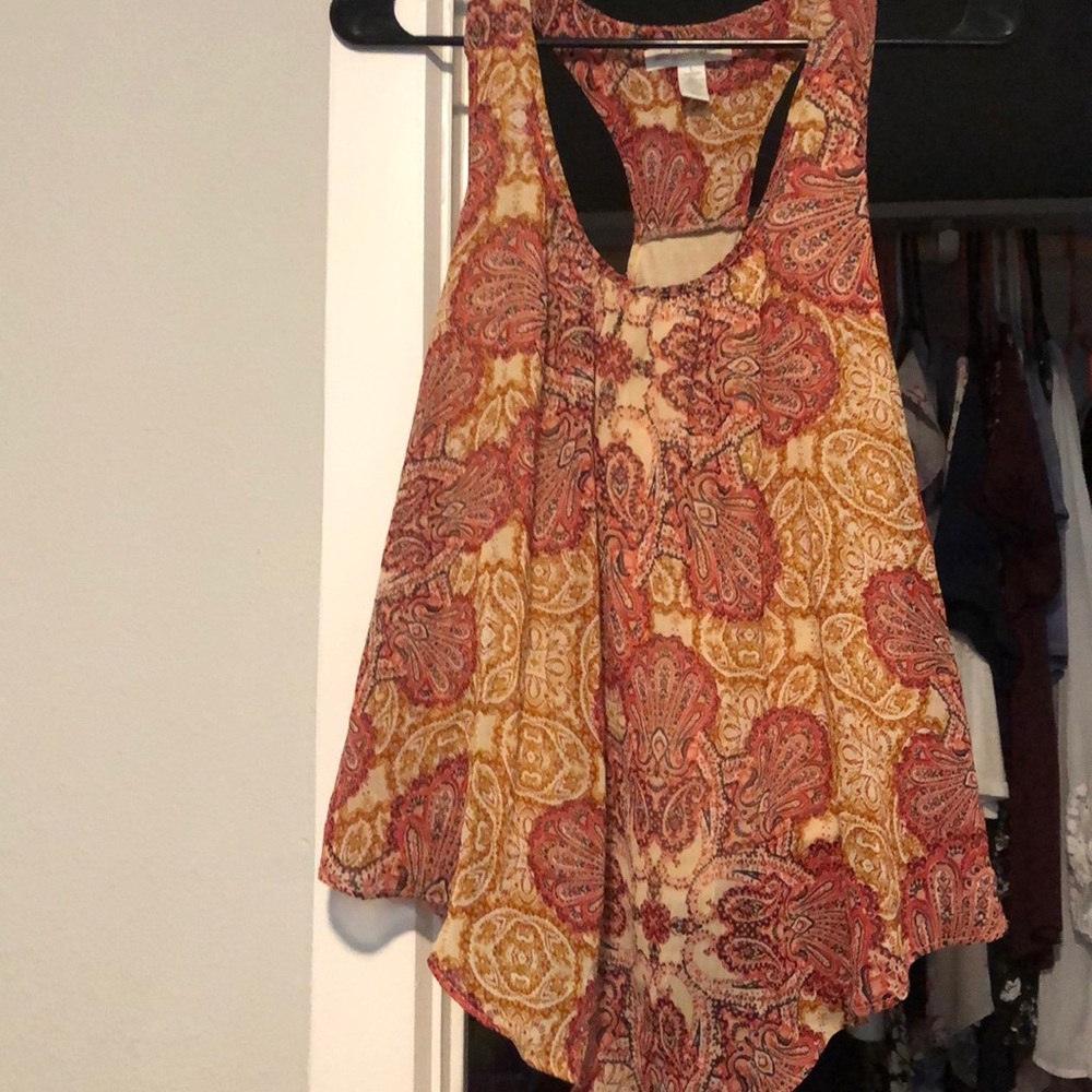 Summer sheer tank.